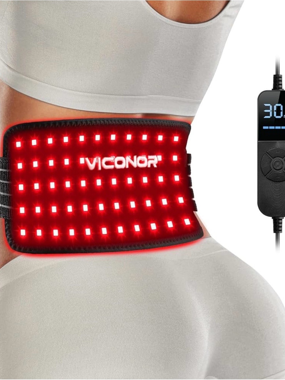 Viconor Red LED Therapy Waist Belt